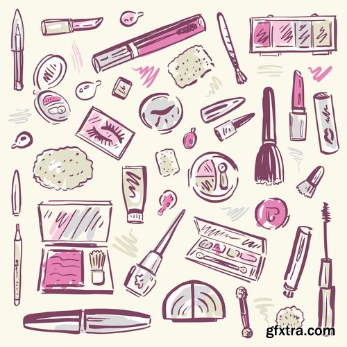 Products for makeup and beauty and body care - 25 Eps