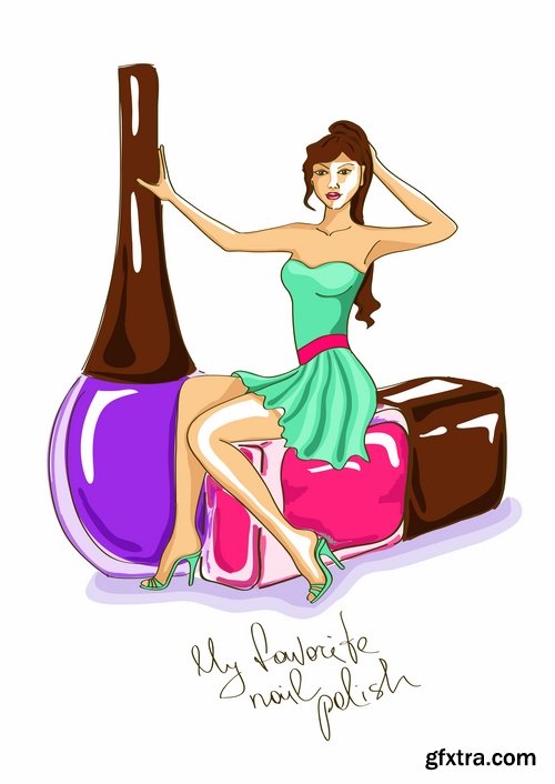 Products for makeup and beauty and body care - 25 Eps