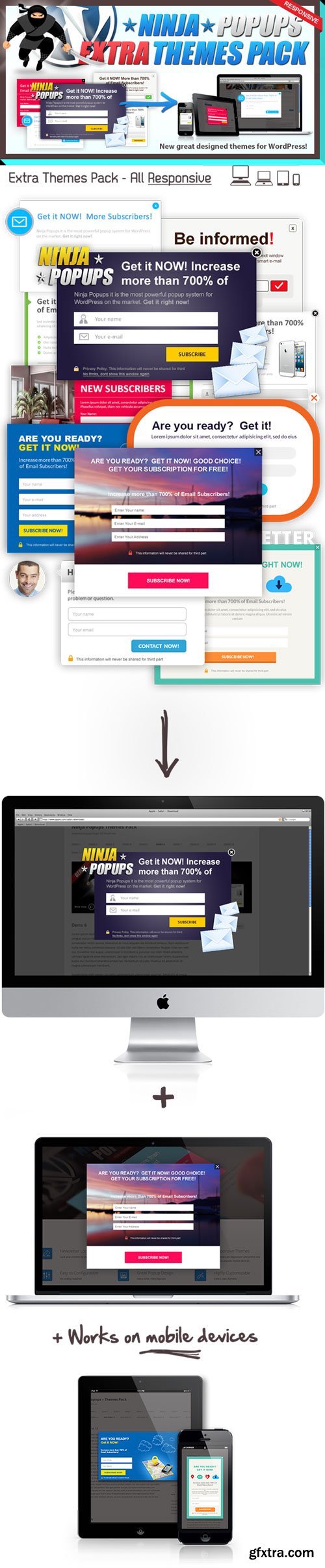 CodeCanyon - Themes Pack for Ninja Popups v1.2