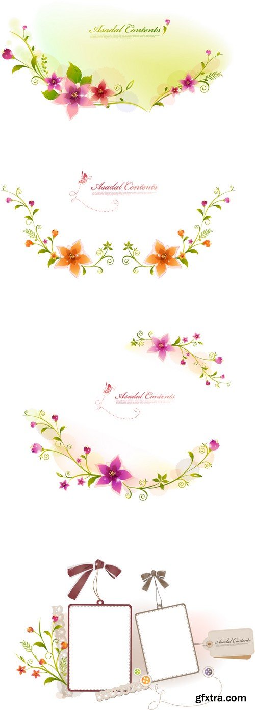 Flower Design Elements 11