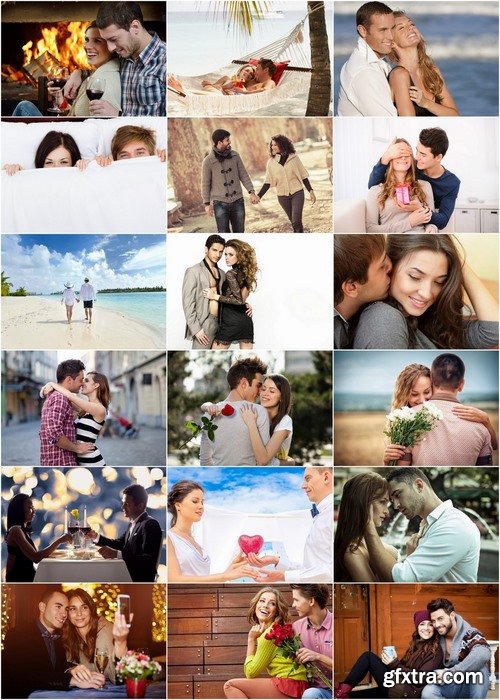 Happy young romantic couple Stock images - 25 HQ Jpg