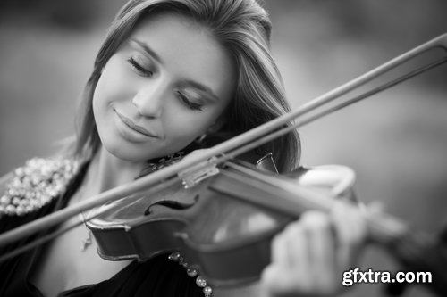 People with musical instruments Stock images - 25 HQ Jpg