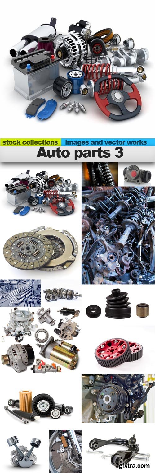 Auto parts 3, 15 x UHQ JPEG
