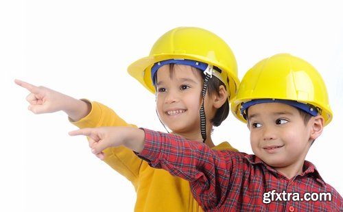 Collection of various builders children and children of different professions 25 HQ Jpeg