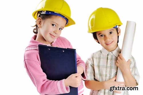 Collection of various builders children and children of different professions 25 HQ Jpeg