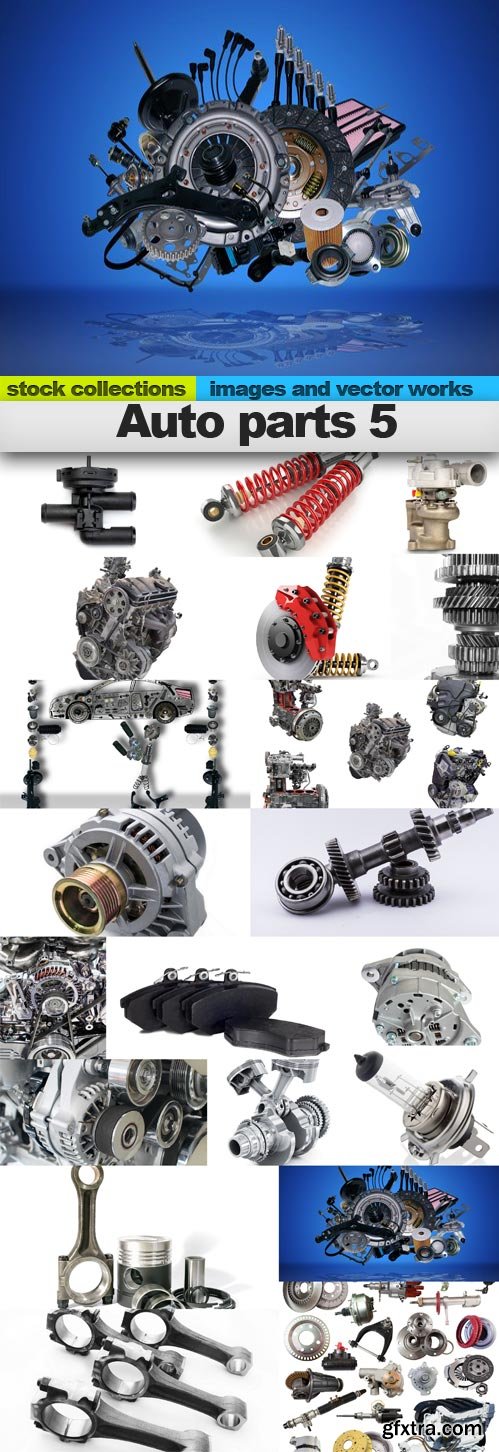 Auto parts 5, 20 x UHQ JPEG