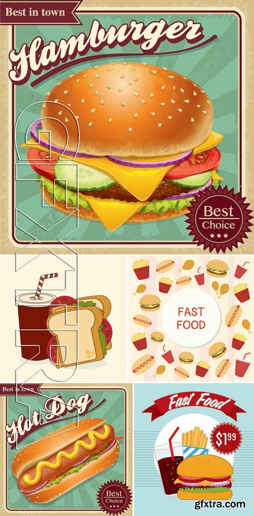 Stock Vectors - Fat Food 2