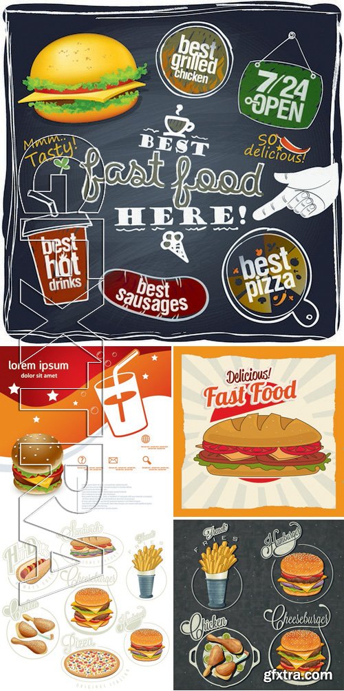 Stock Vectors - Fat Food 3