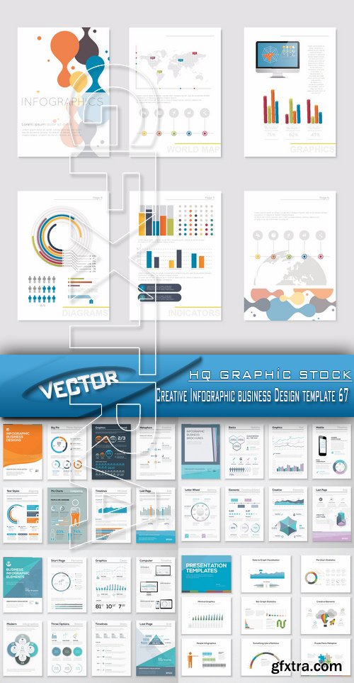 Stock Vector - Creative Infographic business Design template 67