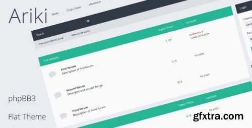 ThemeForest - Ariki - phpBB3 Flat Theme v3.0.12