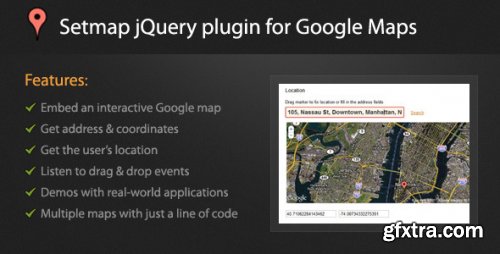 CodeCanyon - Setmap jQuery Plugin for Google Maps v1.0