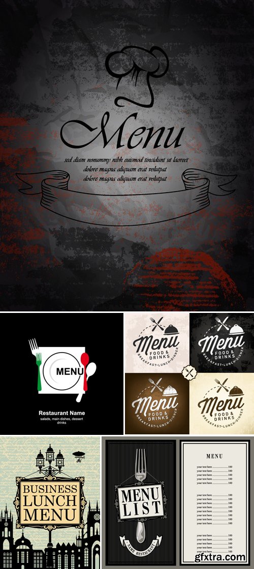 Stock Vectors - Menu 13