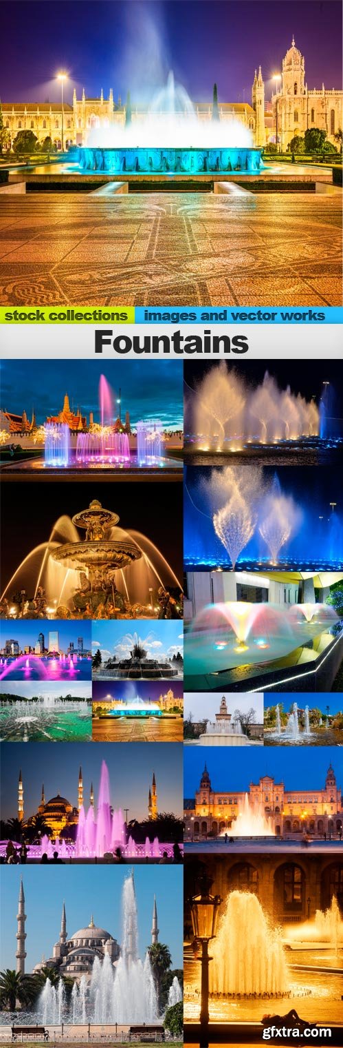 Fountains,15x UHQ JPEG