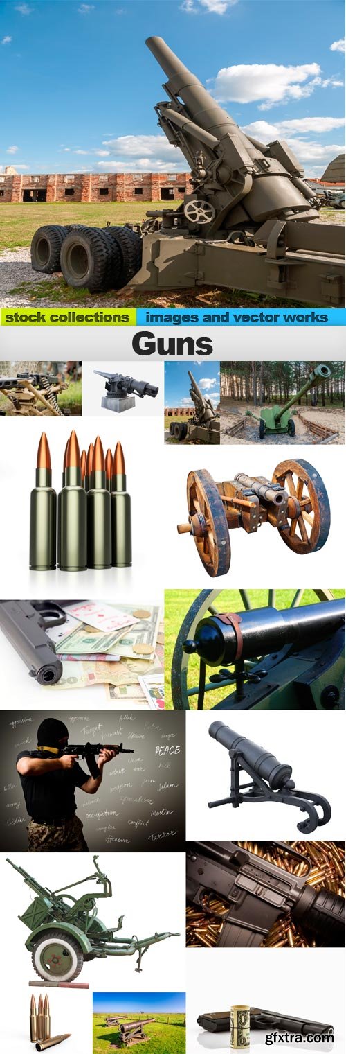 Guns,15x UHQ JPEG