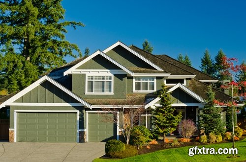 Exterior of a country house and lawn - 25 HQ Jpg