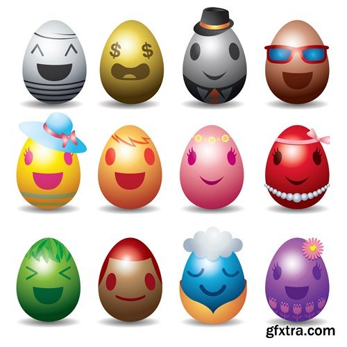 Happy Easter, 25xEPS