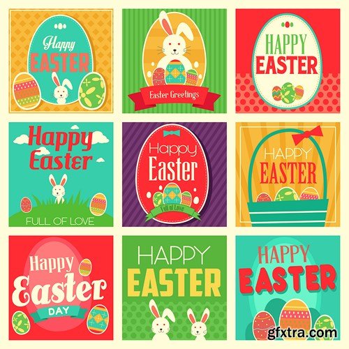 Happy Easter, 25xEPS