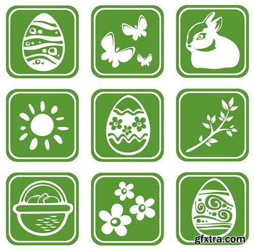 Happy Easter, 25xEPS
