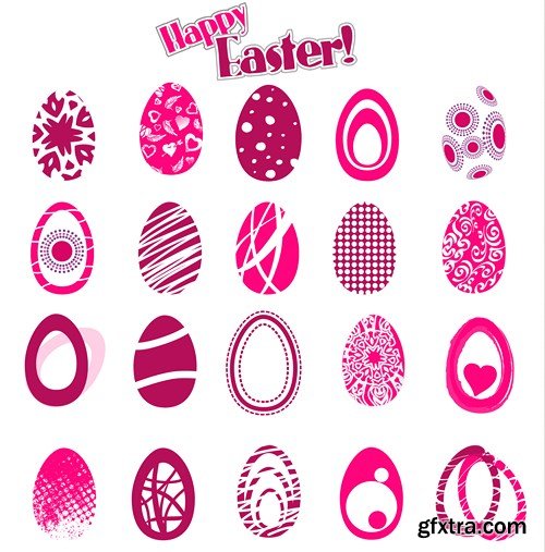 Happy Easter, 25xEPS