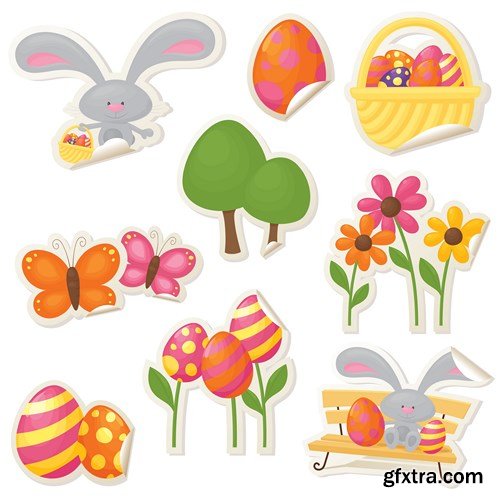 Happy Easter, 25xEPS