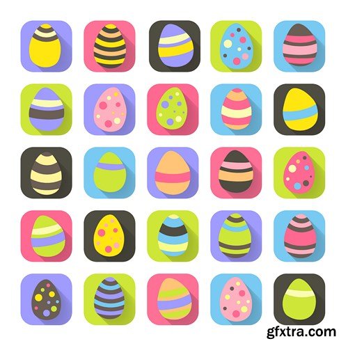 Happy Easter, 25xEPS