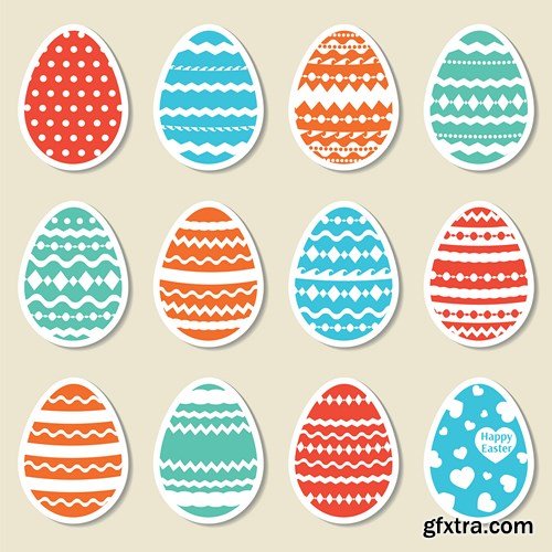 Happy Easter, 25xEPS