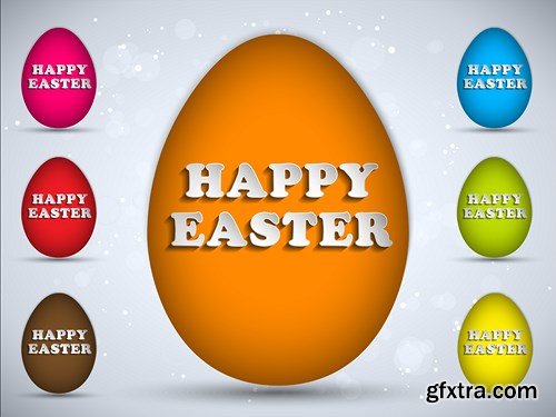 Happy Easter, 25xEPS