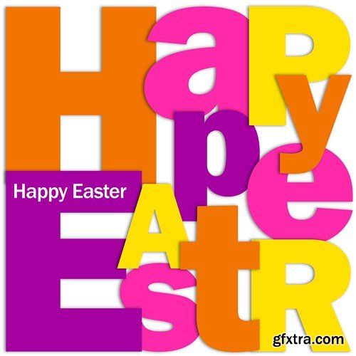 Happy Easter, 25xEPS
