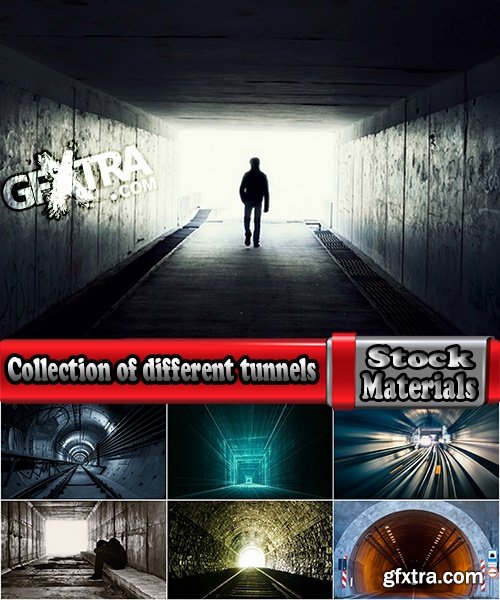 Collection of different tunnels 25 HQ Jpeg