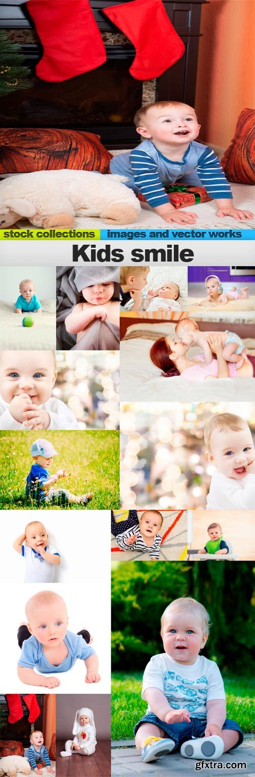 Kids smile,15x UHQ JPEG