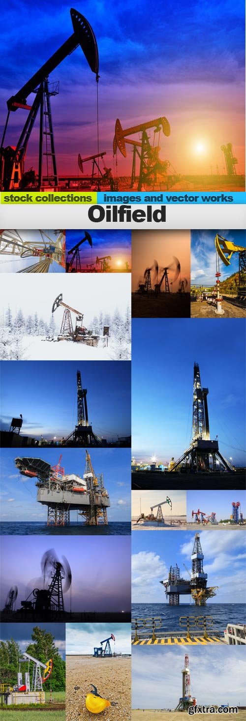 Oilfield, 15 x UHQ JPEG
