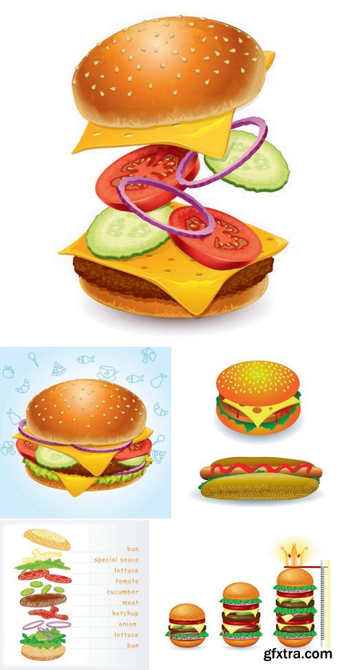 Stock Vectors - Fast Food 2