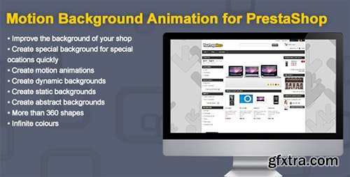 PrestaCheap - Motion Background Animation v1.0 for PrestaShop PrestaCheap - Motion Background Animation v1.0 for PrestaShop
