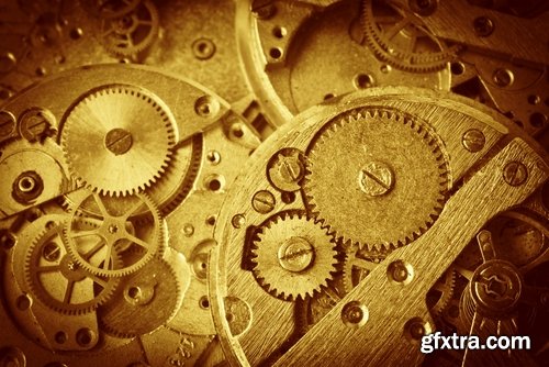 Clock mechanisms backgrounds Stock images - 25 HQ Jpg