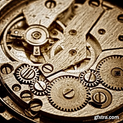 Clock mechanisms backgrounds Stock images - 25 HQ Jpg
