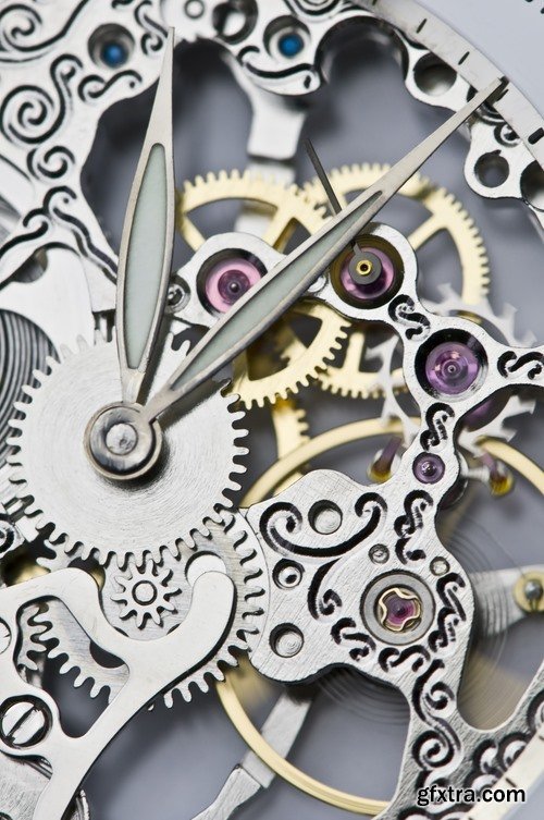 Clock mechanisms backgrounds Stock images - 25 HQ Jpg
