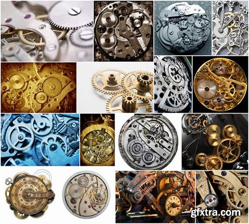 Clock mechanisms backgrounds Stock images - 25 HQ Jpg