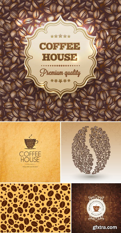 Stock Vectors - Coffe Background 6