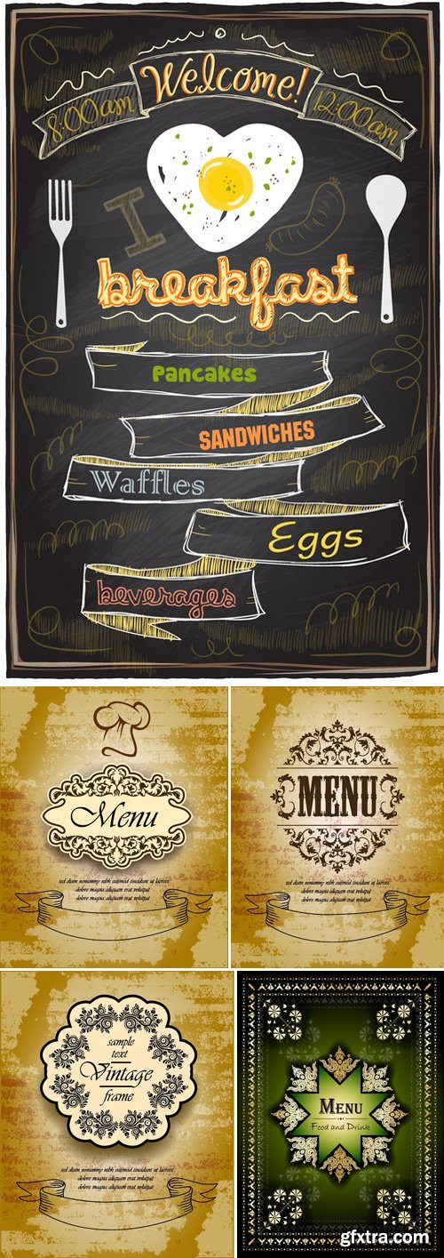 Stock Vectors - Menu 19