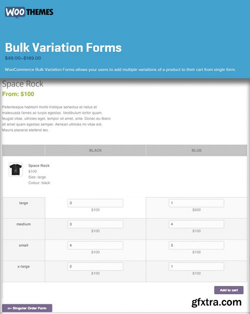 WooThemes - WooCommerce Bulk Variation Forms v1.3.2 WooThemes - WooCommerce Bulk Variation Forms v1.3.2