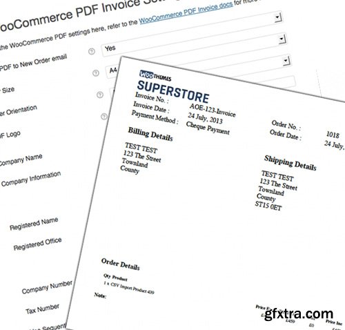 WooThemes - WooCommerce PDF Invoices v1.3.0 WooThemes - WooCommerce PDF Invoices v1.3.0