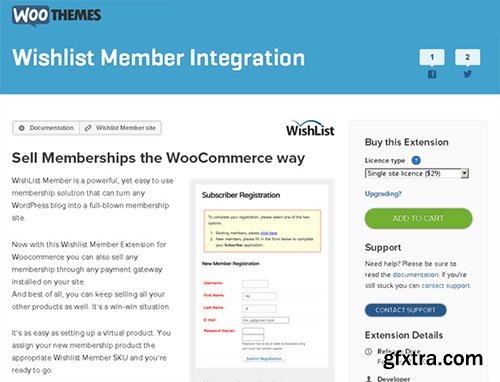 WooThemes - WooCommerce Wishlist Member Integration v2.3.0 WooThemes - WooCommerce Wishlist Member Integration v2.3.0