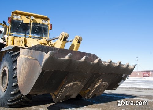 Collection various excavator in the quarry extraction of sand and minerals 25 HQ Jpeg