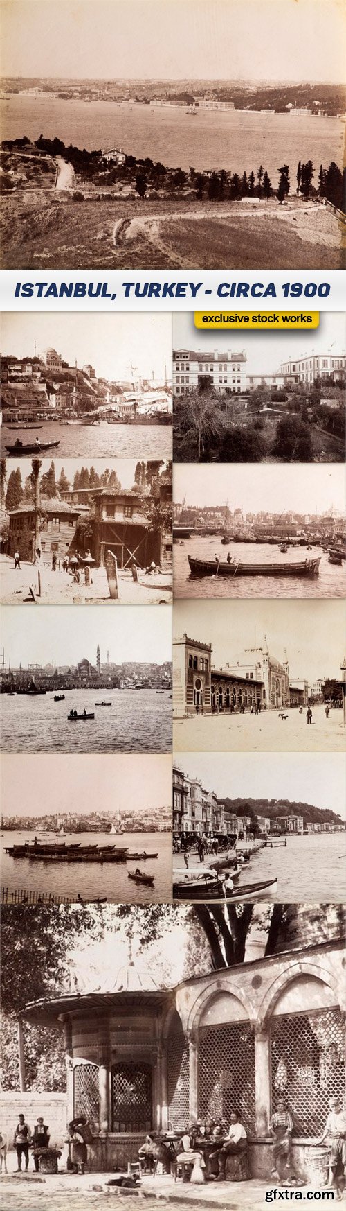 ISTANBUL, TURKEY - CIRCA 1900 - 10 UHQ JPEG