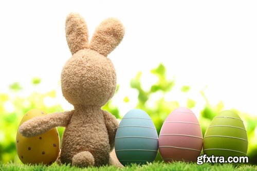 Collection of different easter bunny eggs 25 HQ Jpeg