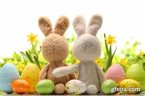 Collection of different easter bunny eggs 25 HQ Jpeg