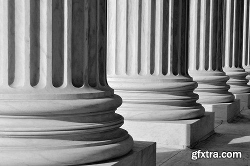Collection of various ancient architectural buildings column 25 HQ Jpeg