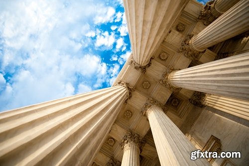 Collection of various ancient architectural buildings column 25 HQ Jpeg
