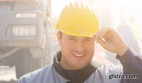 Construction workers, 10 x UHQ JPEG