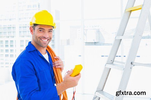 Construction workers, 10 x UHQ JPEG